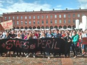 Mobilisation des étudiants de STAPS à Toulouse III