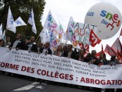 manif pour abrogation reforme college