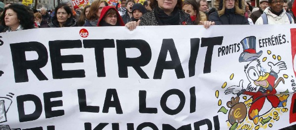 Manifestation à Paris contre la loi travail le 9 mars 2016