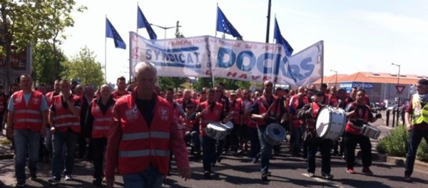 RPSdocker_havre_greve Dockers du Havre en grève