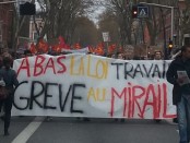 Cortège de l'université du Mirail à Toulouse contre la loi Travail