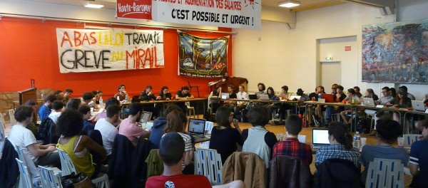 Coordination Nationale Etudiante pour le retrait de la loi Travail à Toulouse
