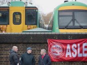 Les cheminots de la banlieue londonienne en grève