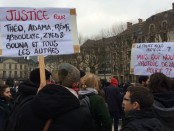 Manifestation à Rouen exigeant la justice pour Théo