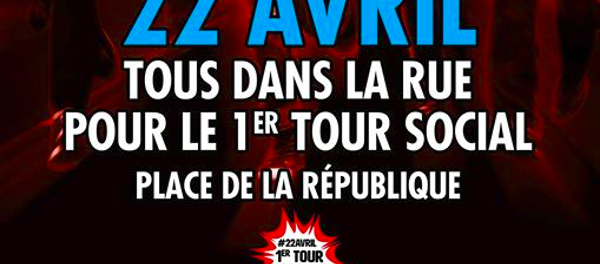 Affiche du premier tour social