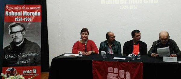 Rassemblement en Hommage à Nahuel Moreno