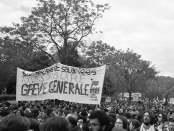 01/05/2018 Massif et combatif cortège inter-fac avant les gaz lacrymogènes et la répression...