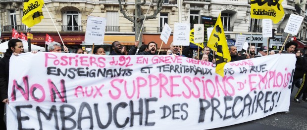Manifestation postiers 18 mars 2018 à Paris