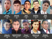 22 enfants palestiniens tués par l'état sioniste d'Israël