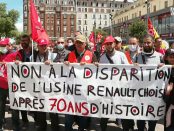 Mobilisation Reanult Choisy Le Roi 2020 Contre la fermeture de l'usine