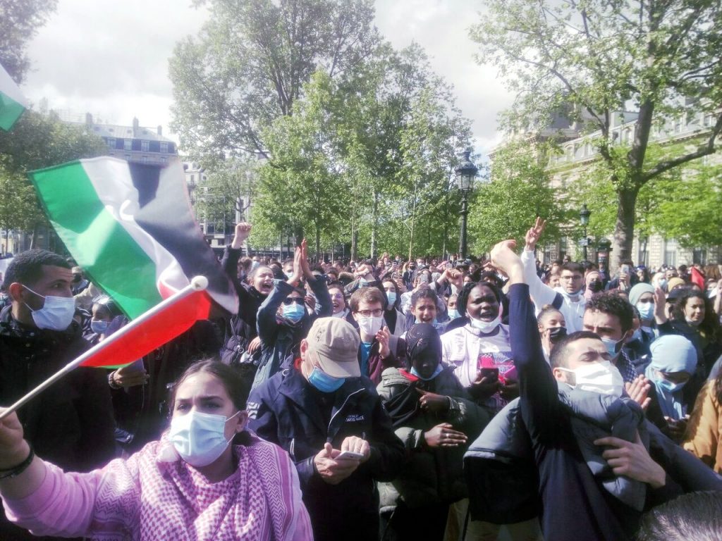 Samedi 15/05 : Victoire ! La manifestation parisienne en soutien au peuple palestinien a bien eu lieu ! (photos)