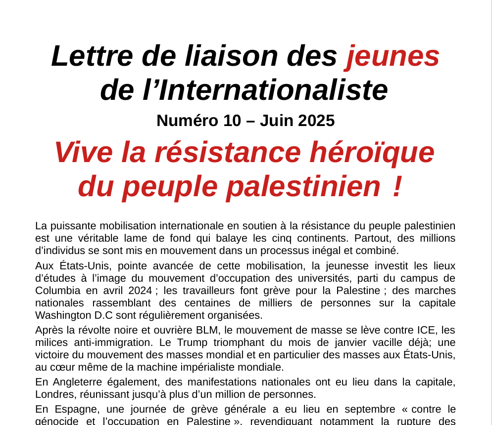 Lettre numéro 10