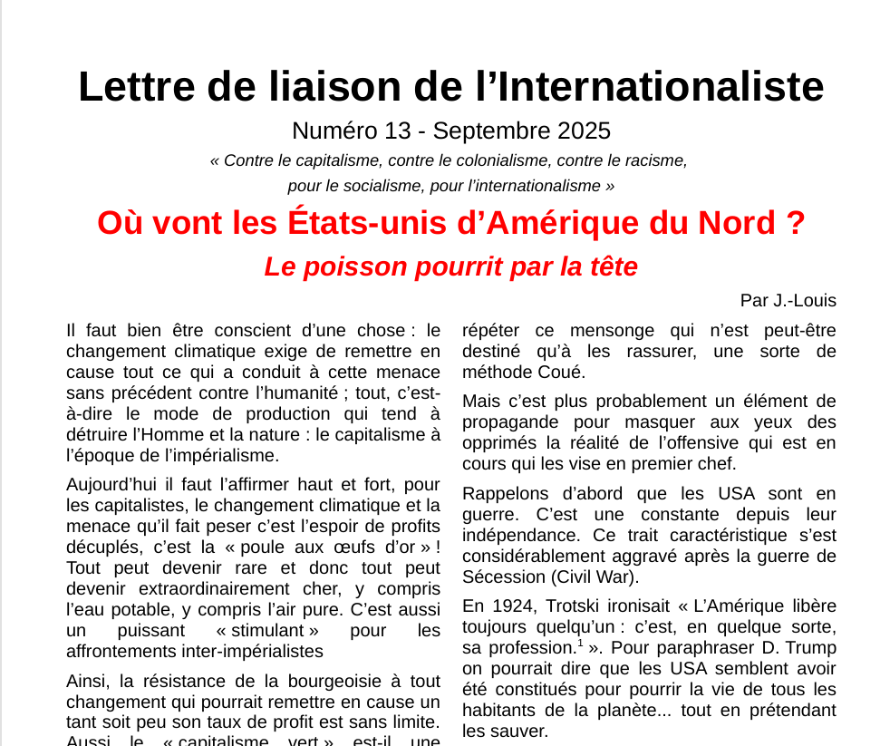 Lettre numéro 13