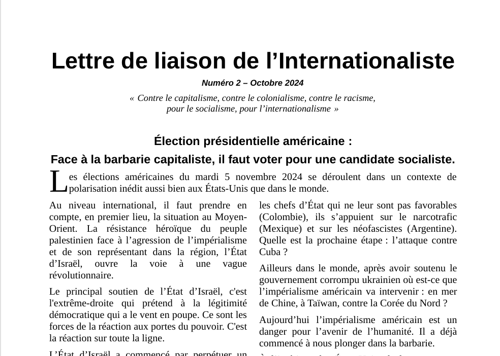 Lettre numéro 2
