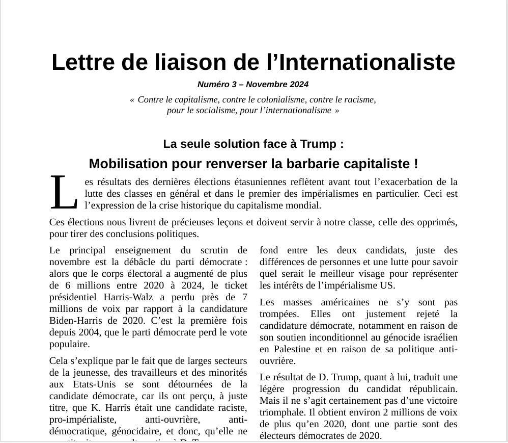 Lettre numéro 3