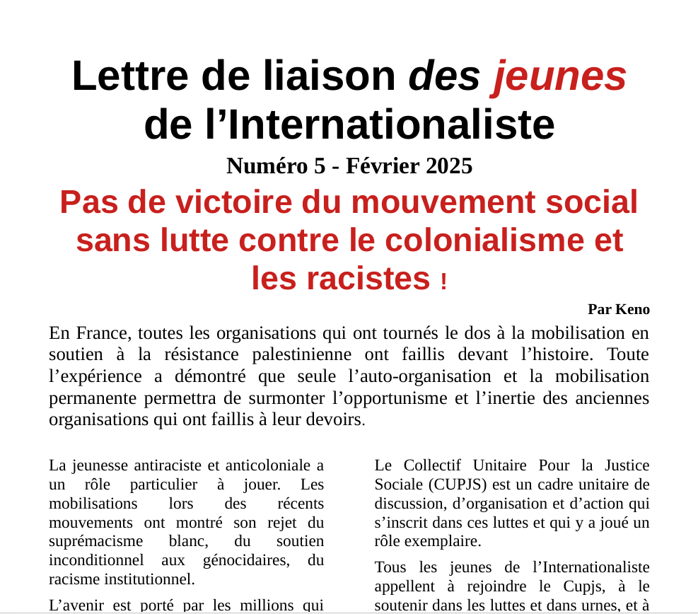 Lettre numéro 5